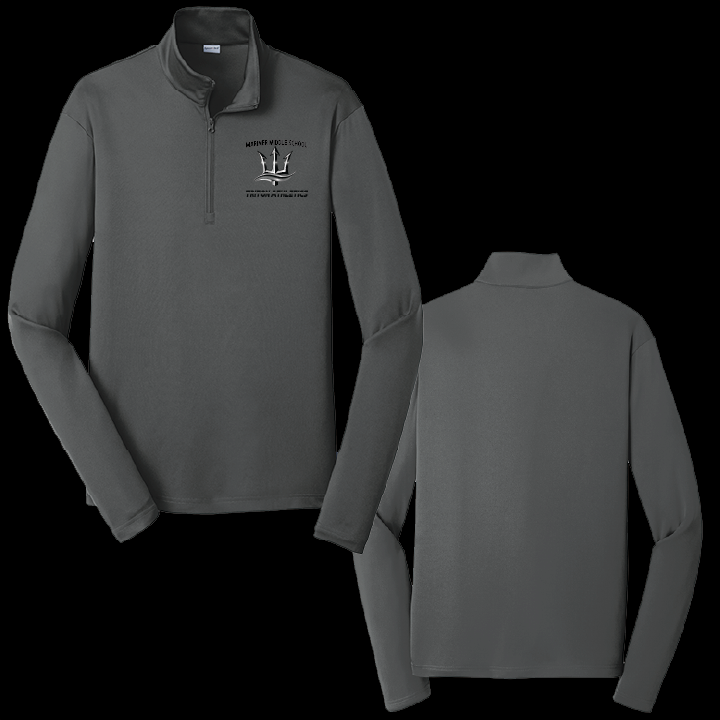 Mariner Middle School Athletics Quarter Zip Performance Pullover