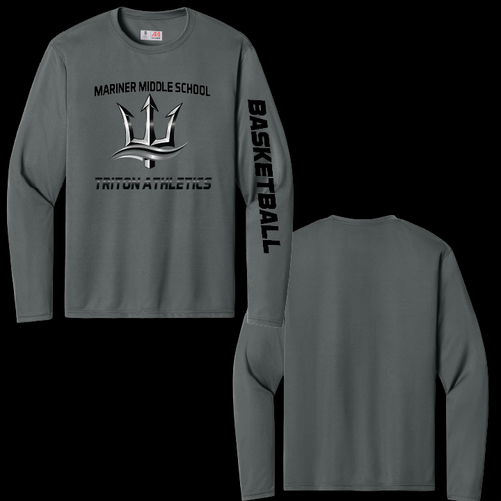 Mariner Middle School Athletics Long Sleeve Performance Tee