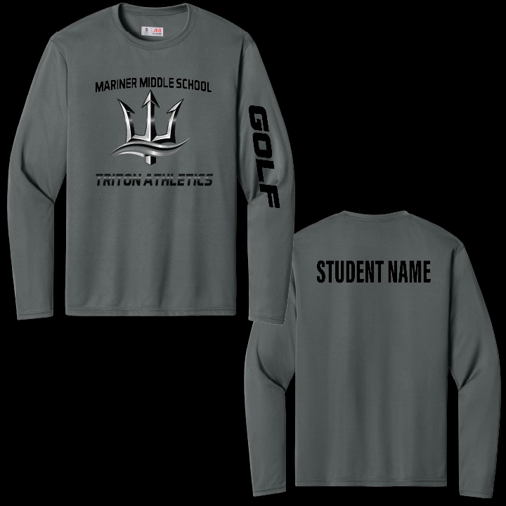 Mariner Middle School Athletics Long Sleeve Performance Tee