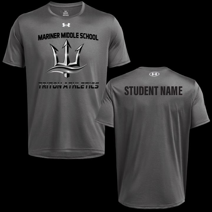 Mariner Middle School Short Sleeve Under Armour  Tech T-Shirt