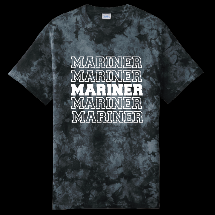 Mariner Middle School Crystal Tie-Dye Tee